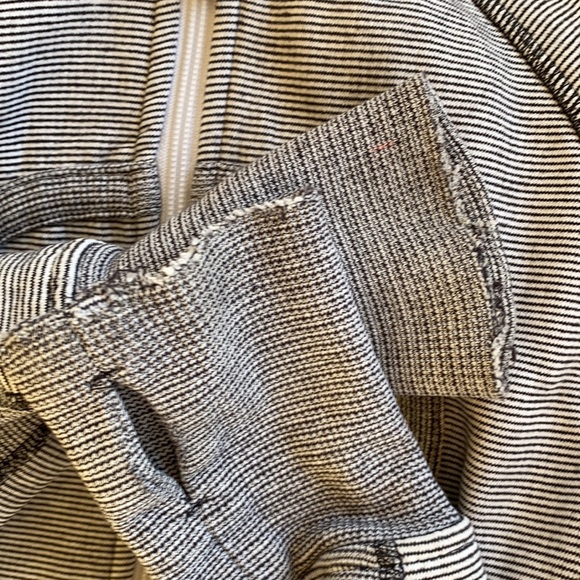 Lulu lemon navy stripe zip up - Picture 2 of 4